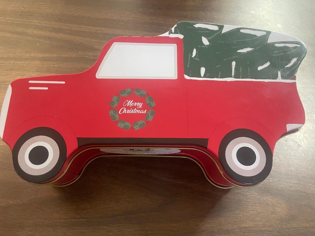 CHRISTMAS TRUCK TIN